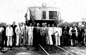Dezembro de 1938: a nova automotiva da Leopoldina Railway.